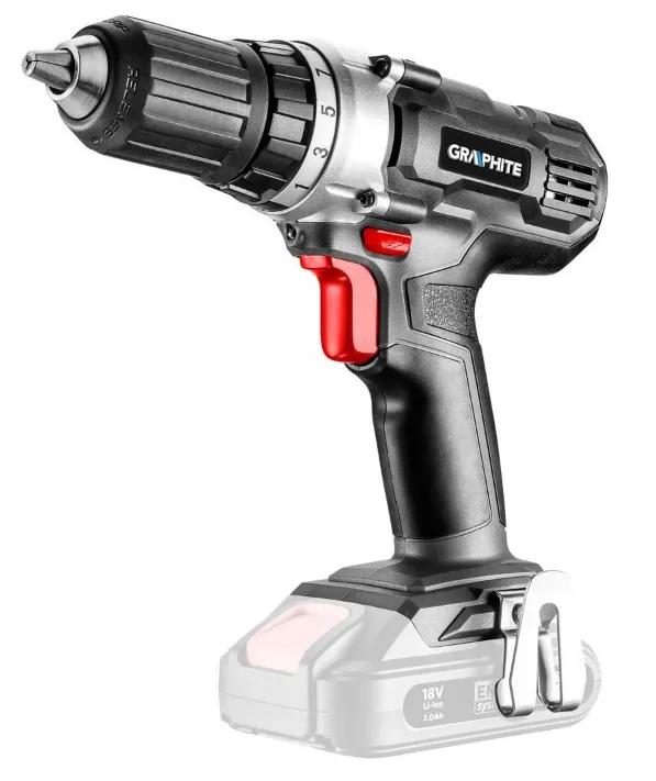 Wiertarko-Wkrętarka Aku. Energy+ 18V LI-ION Bez Aku. 13mm GRAPHITE