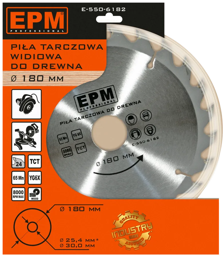 Piła Spiekowa 180mm 24 Zębów EPM