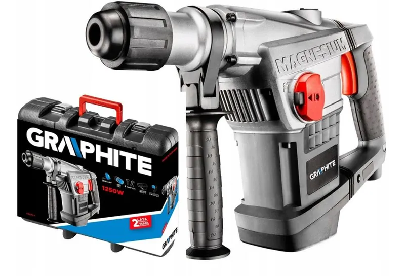 Młot Udarowy Obrotowy SDS-MAX 1250W Udar 10J GRAPHITE