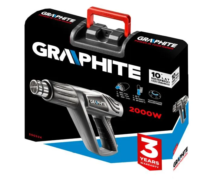 Opalarka 2000W GRAPHITE