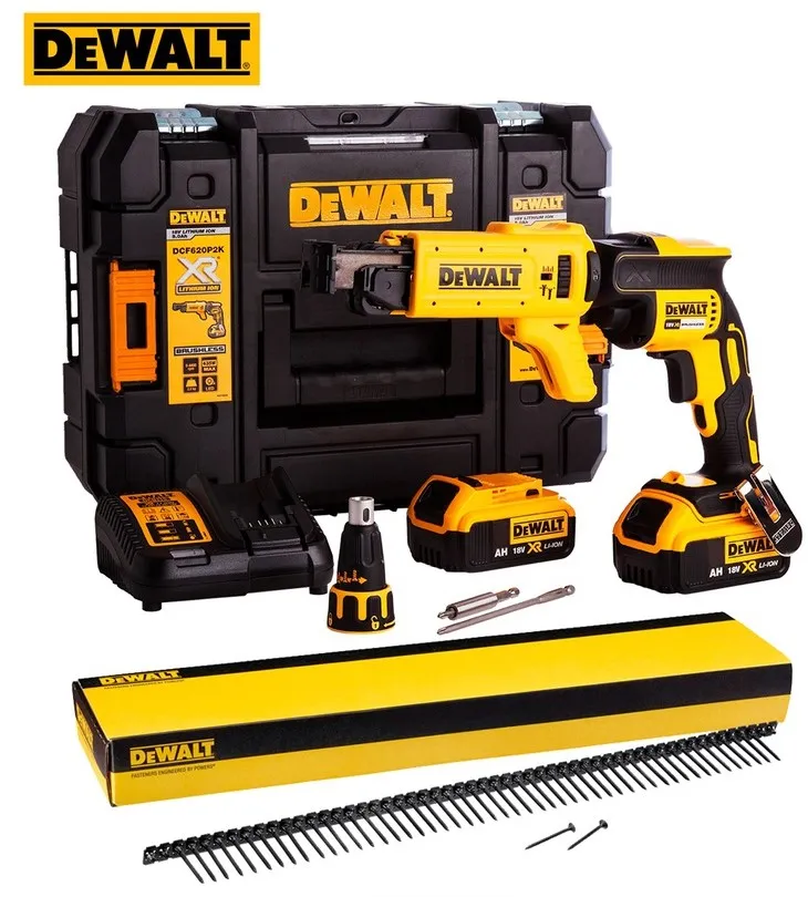 Wkrętarka Akumulatorowa Do G-K 18V 2*2.0AH LI-LON+DCF6201 DEWALT