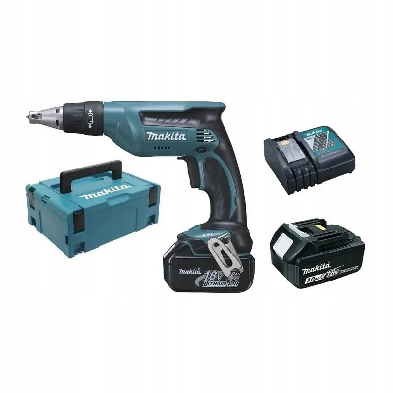 Wkrętarka Akumulatorowa 18V 2*3AH LI 0-4000 Obr/Mim Makpac MAKITA