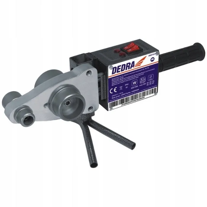 Zgrzewarka Do Rur 800/1500W 7 szt. Walizka Metal. DEDRA