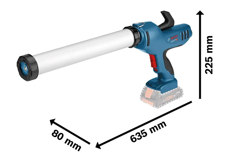 Pistolet Do Silikonu I Kleju GCG-600 18V 0*AH BOSCH