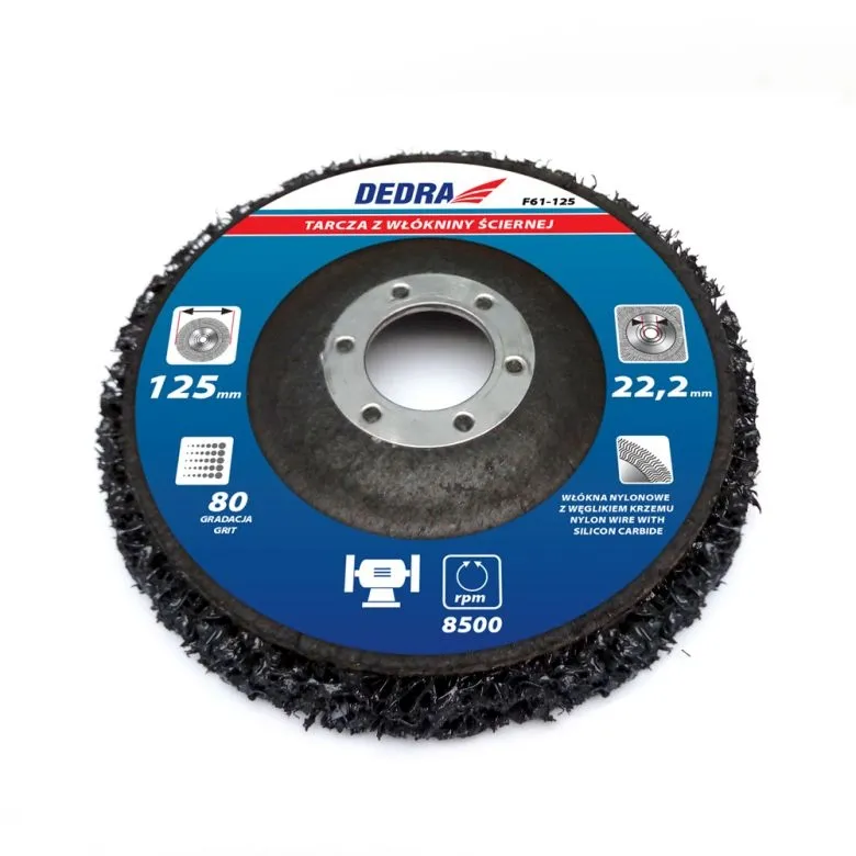 Tarcza Włókniny Ściernej 125mm DEDRA