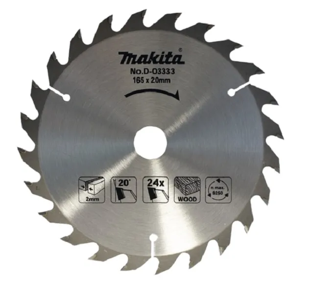 Piła Spiekowa Do Drewna 165*20*24Z MAKITA