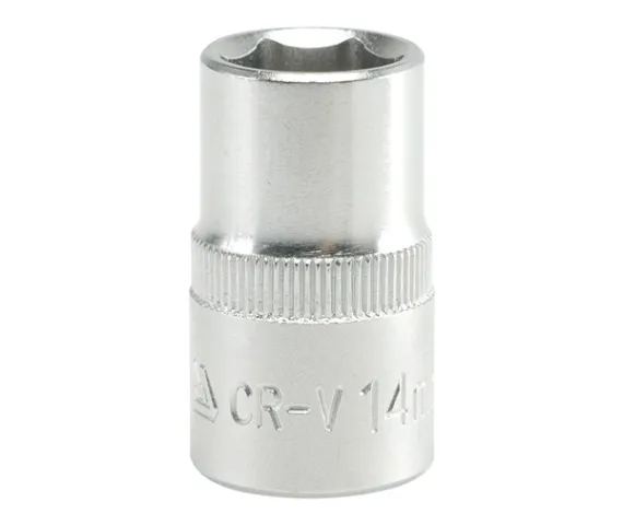 Nasadka Krótka 6-KĄTNA Chromowana 1/2'' 14mm YATO