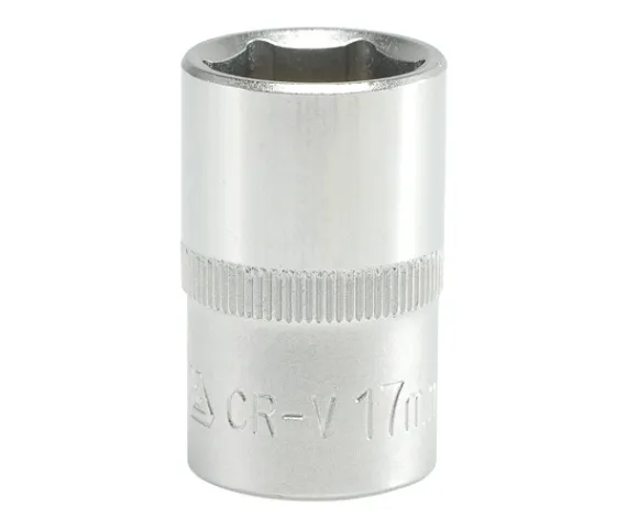Nasadka Krótka 6-KĄTNA Chromowana 1/2'' 17mm YATO