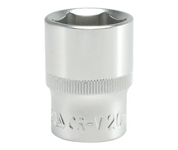Nasadka Krótka 6-KĄTNA Chromowana 1/2'' 20mm YATO