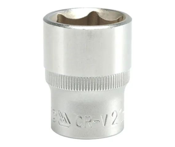 Nasadka Krótka 6-KĄTNA Chromowana 1/2'' 21mm YATO
