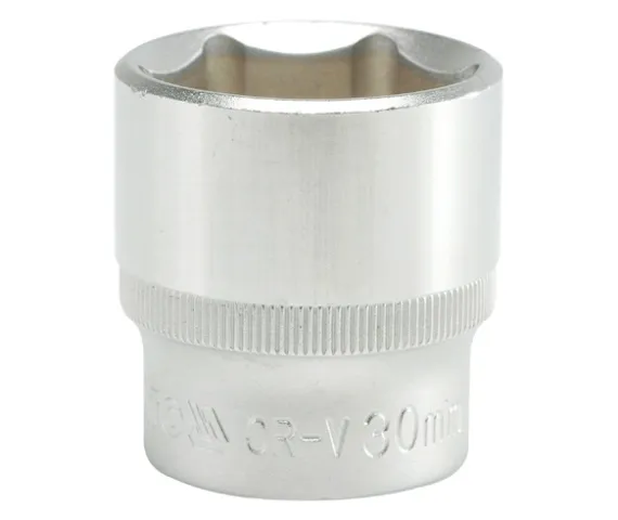 Nasadka Krótka 6-KĄTNA Chromowana 1/2'' 30mm YATO