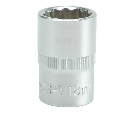 Nasadka Krótka 12-KĄTNA Chromowana 1/2'' 19mm YATO