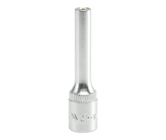 Nasadka Długa 6-KĄTNA Chromowana 1/4'' 4mm YATO