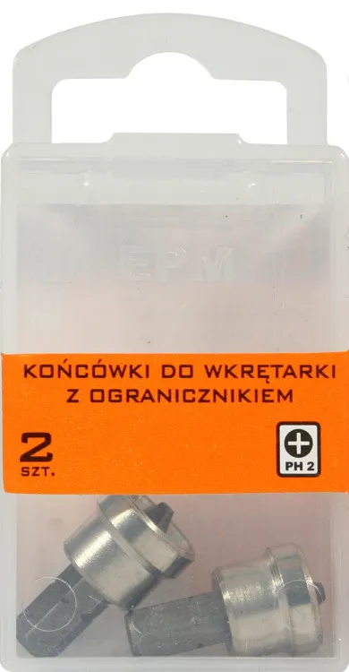 Grot, Bit Do Wkrętarki 25mm Z Ogranicznikiem 2 szt. PH2 EPM
