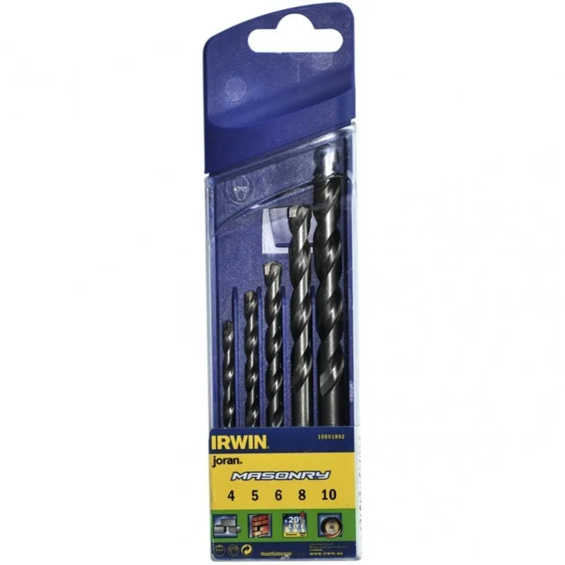 Komplet Wierteł Do Betonu Masonry 5 Sztuk 4-10MM IRWIN