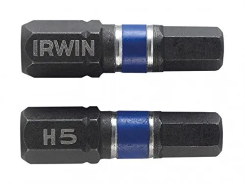 Grot Udarowy Jednostronny, Bit, Końcówka 25mm 2 szt. HEX5 IRWIN