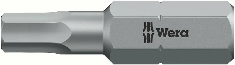Bit Sześciokątny 2,5 x 25 mm Hex-Plus Wzmocniony Typ 840/1 Z WERA