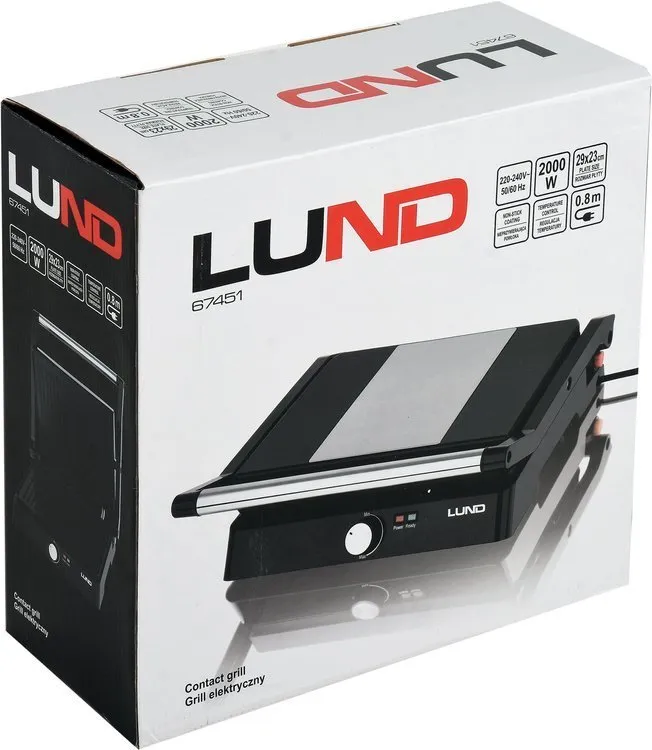 Grill Elektryczny 2200W LUND