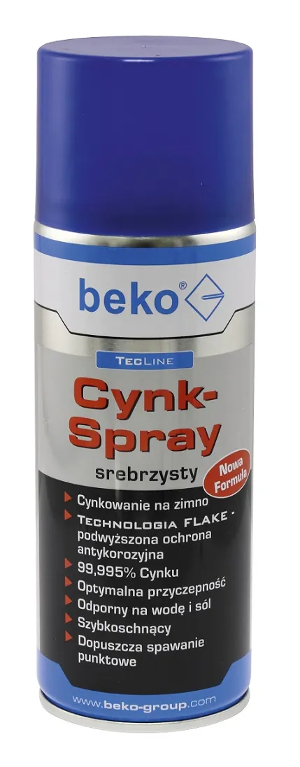 Tecline Cynk Spray 400ml BEKO