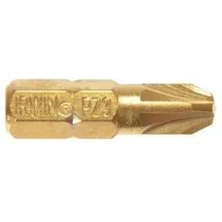 Grot, Bit, Końcówka 1/4/25MM PZ2 TIN 2 szt. IRWIN
