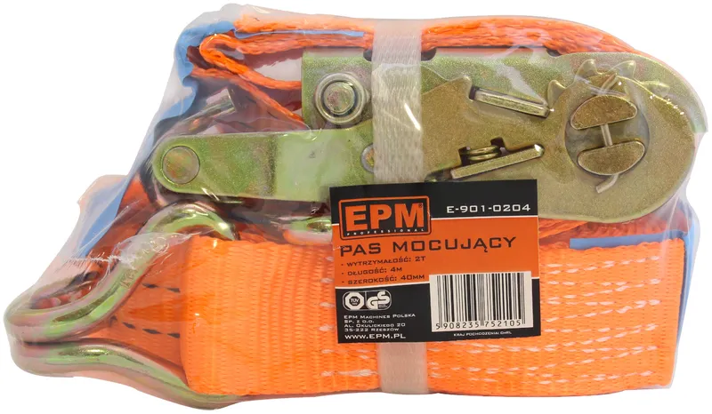 Pas Transportowy Z Napinaczem 2T 4m EPM