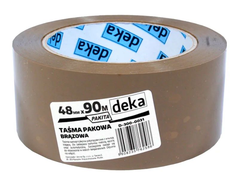 Taśma Pakowa Pakita 48MM*90M DEKA - Brązowa