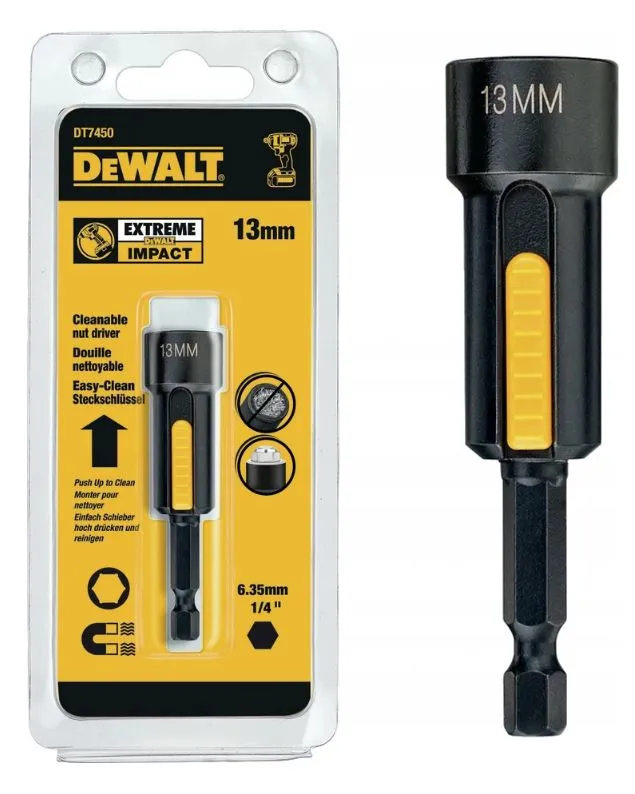 Nasadka Magnetyczna Z Elementem Czyszczącym 13mm DEWALT