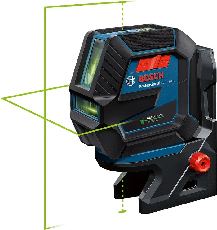 Laser Krzyżowy Gcl 2-50 g BOSCH - Zielony