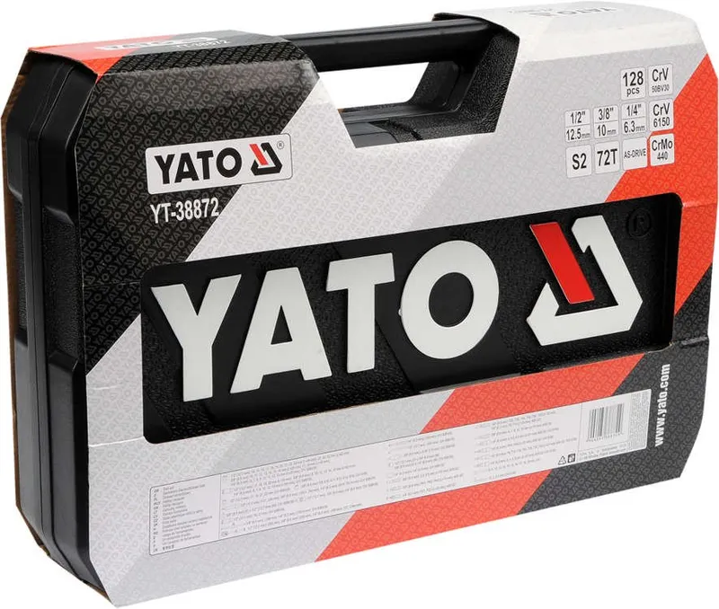Zestaw Narzędziowy XL 1/2''128 Sztuk YATO