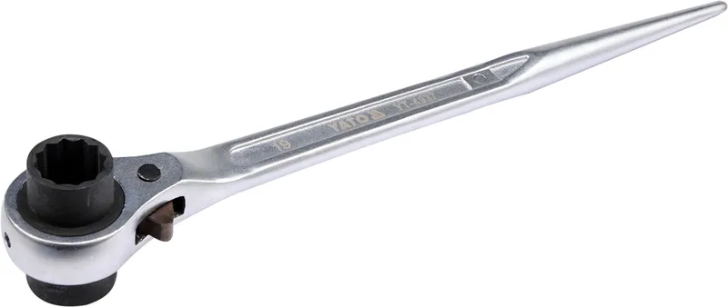 Klucz Nasadowy Dwustronny Z Grzechotką 19*22MM YATO
