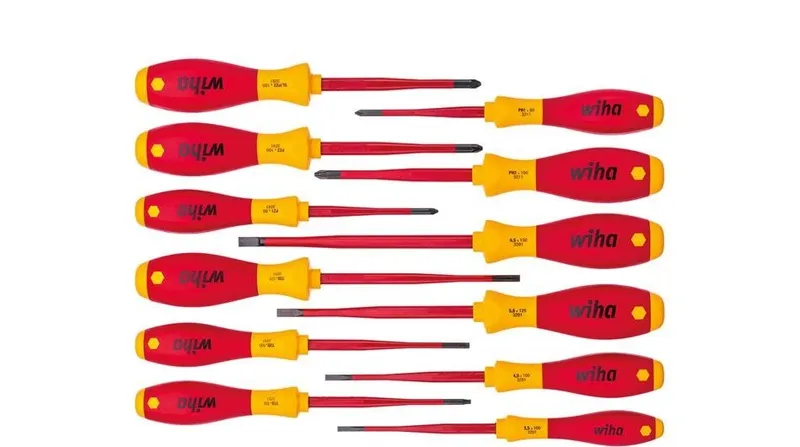 Zestaw Wkrętaków Softfinish Electric Slimfix 12 Części