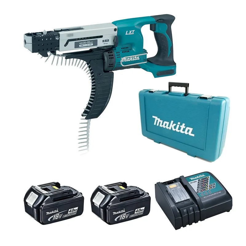 Wkrętarka Akumulatorowa Z Magazynkiem 18V LI-ION 2*3.0AH MAKITA