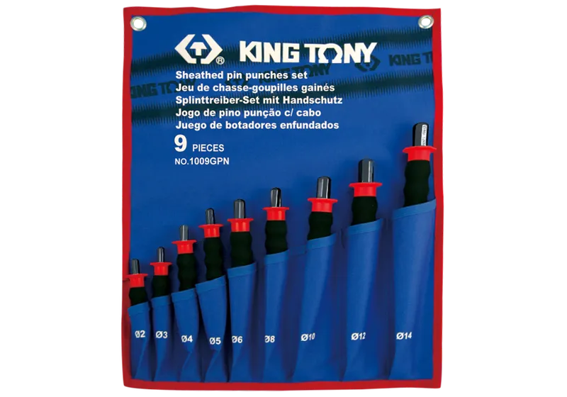 Zestaw Wybijaków Igłowych Z Uchwytem 9CZ.2-14MM KING TONY