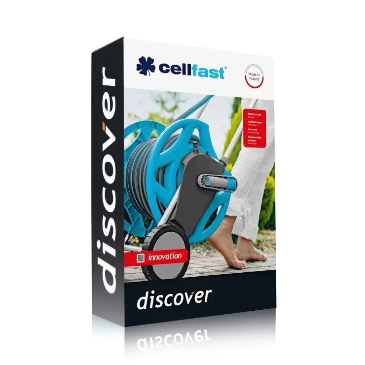 Wózek Na Wąż Discover 60m 1/2 ' CELL-FAST