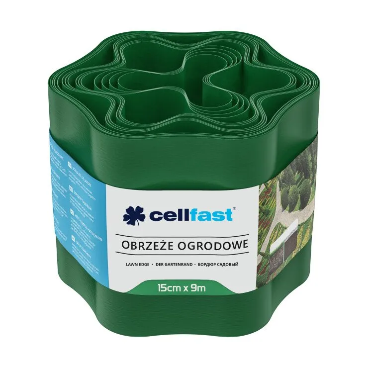 Obrzeże Ogrodowe 15CM*9M CELL-FAST - Zielone