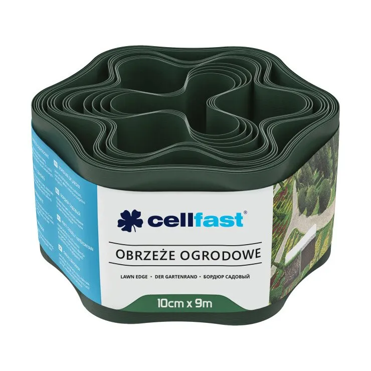Obrzeże Ogrodowe Ciemna Zieleń 10CM*9M CELL-FAST