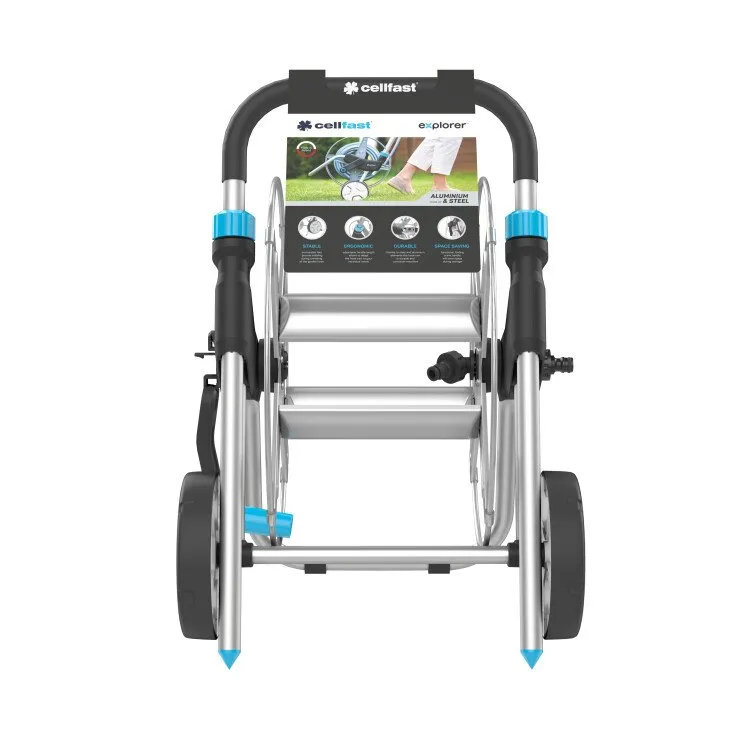 Wózek Na Wąż Metalowy Explorer 60m 1/2 ' CELL-FAST