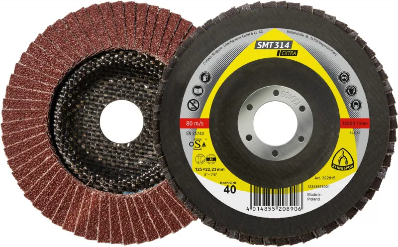 Lamelka SMT314 Granulacja 120 125mm 322819 KLINGSPOR