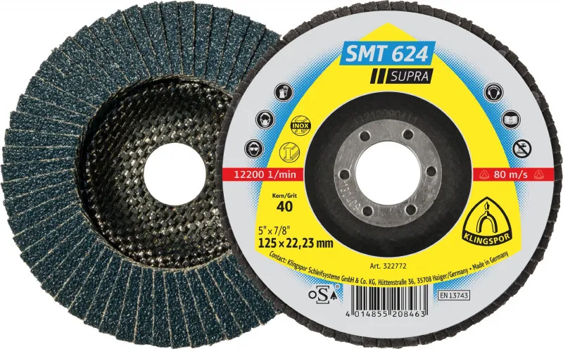 Lamelka SMT624 Granulacja 80 125mm 322775 KLINGSPOR