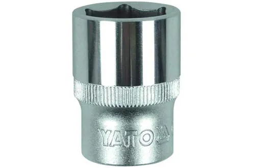 Nasadka Krótka 6-KĄTNA Chromowana 1/2'' 9mm YATO