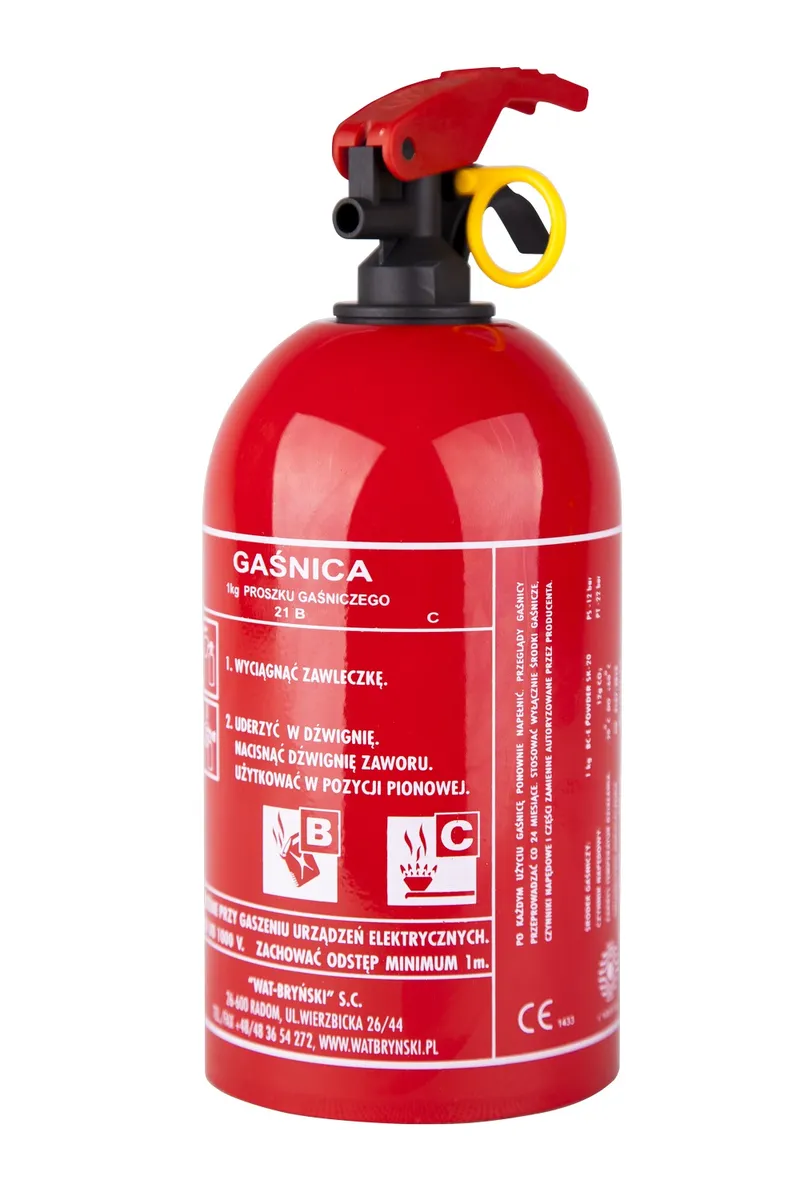 Gaśnica Proszkowa 1kg
