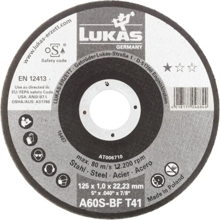 Tarcza Płaska T1A 125*1.0*22 A60S-BF Premiumflex ROTTLUFF