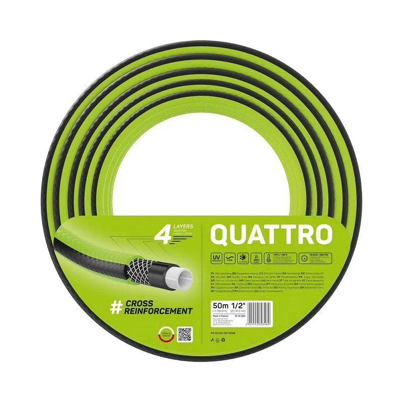 Wąż Ogrodowy Quattro 1/2'' 50m CELL-FAST