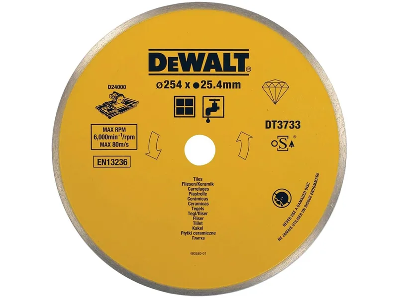 Tarcza Diamentowa Do Płytek 250mm DEWALT