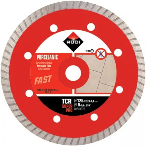 Tarcza Diamentowa Do Gresu Porcelanowego Tcr 125mm Superpro RUBI