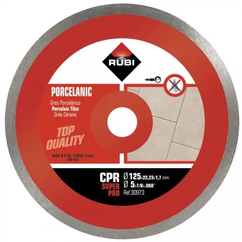 Tarcza Diamentowa Do Gresu Porcelanowego Cpr 125 Superpro RUBI