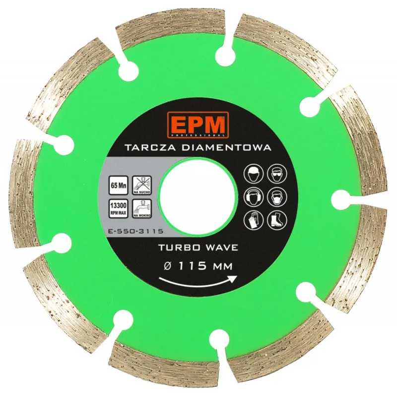 Tarcza Diamentowa Segmentowa 250mm EPM