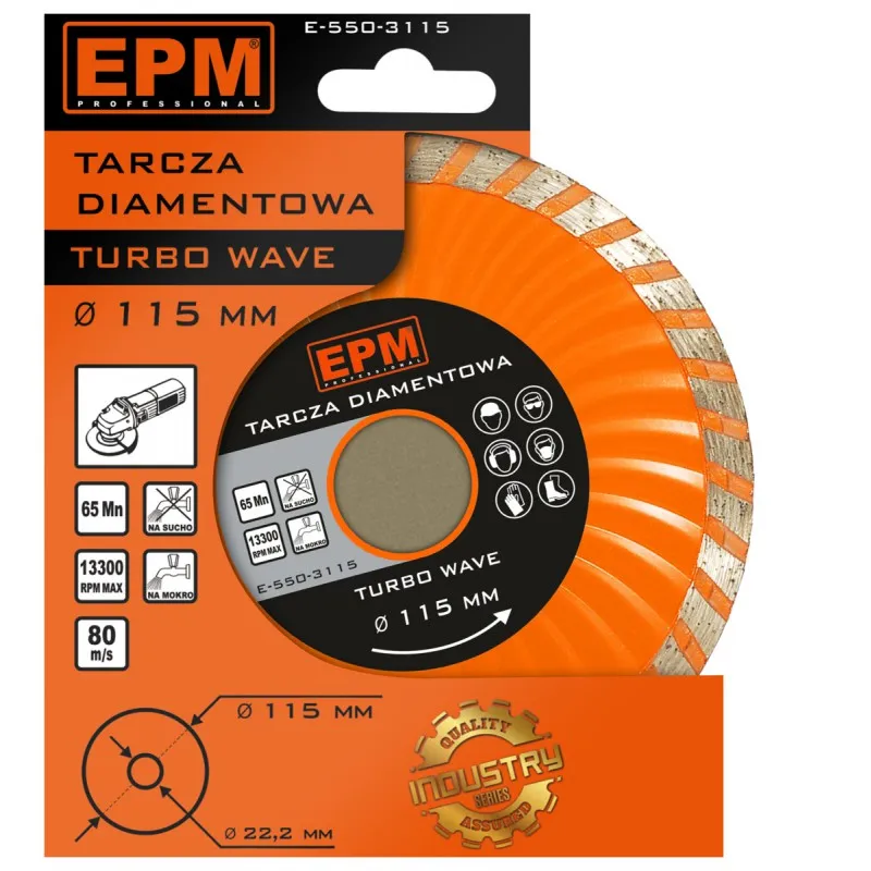 Tarcza Diamentowa Turbo Wave 230mm EPM