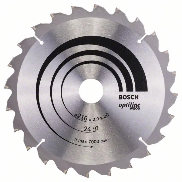 Piła Tarczowa-T Optiline Wood 216*2,0*30/Z24 BOSCH