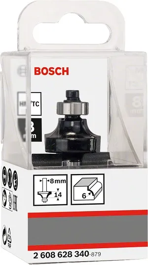 Frez Do Zaokrągleń Z Łożyskiem 8*24.7*53MM BOSCH